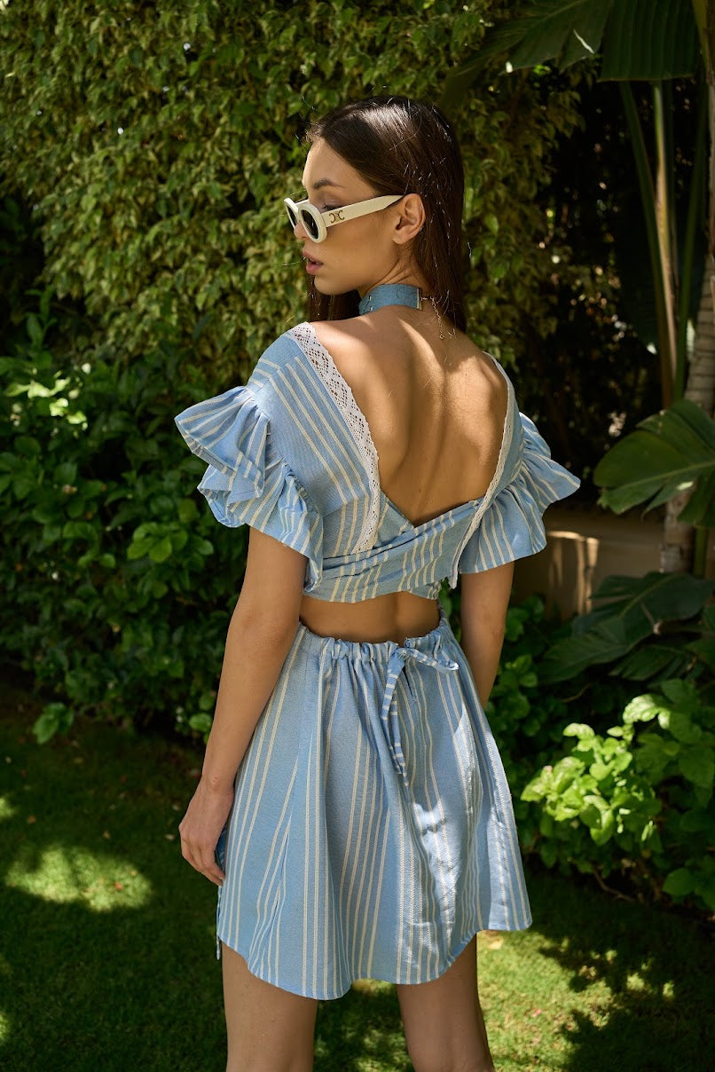 Blue dress
