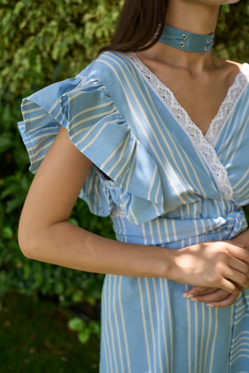Blue dress